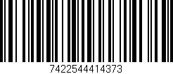 Código de barras (EAN, GTIN, SKU, ISBN): '7422544414373'