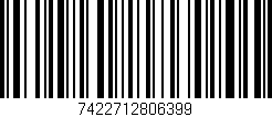 Código de barras (EAN, GTIN, SKU, ISBN): '7422712806399'