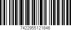 Código de barras (EAN, GTIN, SKU, ISBN): '7422955121846'
