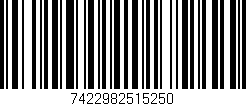 Código de barras (EAN, GTIN, SKU, ISBN): '7422982515250'