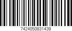 Código de barras (EAN, GTIN, SKU, ISBN): '7424050831439'