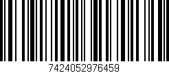Código de barras (EAN, GTIN, SKU, ISBN): '7424052976459'