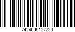 Código de barras (EAN, GTIN, SKU, ISBN): '7424099137233'