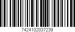 Código de barras (EAN, GTIN, SKU, ISBN): '7424102037239'