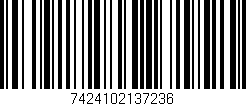 Código de barras (EAN, GTIN, SKU, ISBN): '7424102137236'