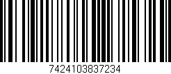 Código de barras (EAN, GTIN, SKU, ISBN): '7424103837234'