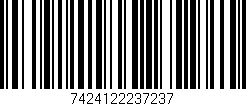 Código de barras (EAN, GTIN, SKU, ISBN): '7424122237237'