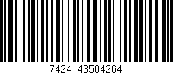Código de barras (EAN, GTIN, SKU, ISBN): '7424143504264'