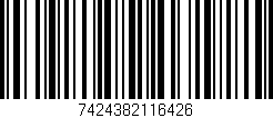 Código de barras (EAN, GTIN, SKU, ISBN): '7424382116426'