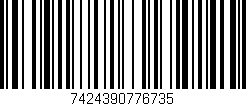 Código de barras (EAN, GTIN, SKU, ISBN): '7424390776735'