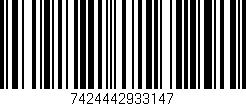 Código de barras (EAN, GTIN, SKU, ISBN): '7424442933147'