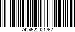 Código de barras (EAN, GTIN, SKU, ISBN): '7424522921767'