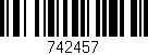 Código de barras (EAN, GTIN, SKU, ISBN): '742457'