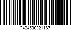 Código de barras (EAN, GTIN, SKU, ISBN): '7424590821167'