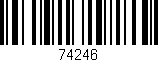 Código de barras (EAN, GTIN, SKU, ISBN): '74246'