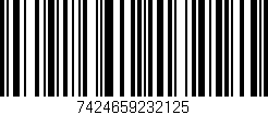 Código de barras (EAN, GTIN, SKU, ISBN): '7424659232125'