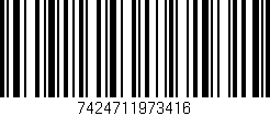 Código de barras (EAN, GTIN, SKU, ISBN): '7424711973416'