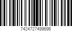Código de barras (EAN, GTIN, SKU, ISBN): '7424727499696'