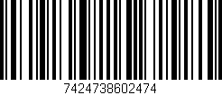 Código de barras (EAN, GTIN, SKU, ISBN): '7424738602474'