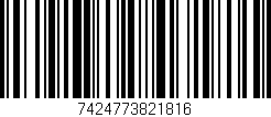 Código de barras (EAN, GTIN, SKU, ISBN): '7424773821816'