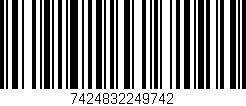 Código de barras (EAN, GTIN, SKU, ISBN): '7424832249742'