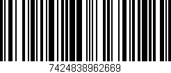 Código de barras (EAN, GTIN, SKU, ISBN): '7424838962669'