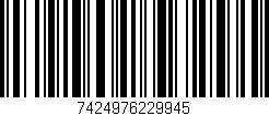 Código de barras (EAN, GTIN, SKU, ISBN): '7424976229945'