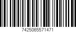 Código de barras (EAN, GTIN, SKU, ISBN): '7425065571471'