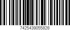 Código de barras (EAN, GTIN, SKU, ISBN): '7425439055828'