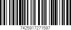 Código de barras (EAN, GTIN, SKU, ISBN): '7425917271597'
