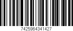 Código de barras (EAN, GTIN, SKU, ISBN): '7425964341427'