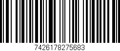 Código de barras (EAN, GTIN, SKU, ISBN): '7426178275683'