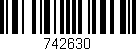 Código de barras (EAN, GTIN, SKU, ISBN): '742630'