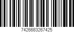 Código de barras (EAN, GTIN, SKU, ISBN): '7426683267425'