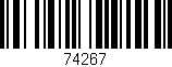 Código de barras (EAN, GTIN, SKU, ISBN): '74267'