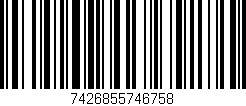 Código de barras (EAN, GTIN, SKU, ISBN): '7426855746758'
