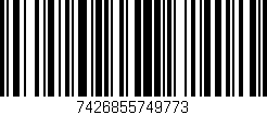 Código de barras (EAN, GTIN, SKU, ISBN): '7426855749773'