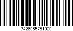 Código de barras (EAN, GTIN, SKU, ISBN): '7426855751028'