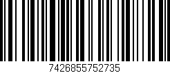 Código de barras (EAN, GTIN, SKU, ISBN): '7426855752735'