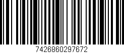 Código de barras (EAN, GTIN, SKU, ISBN): '7426860297672'