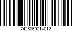 Código de barras (EAN, GTIN, SKU, ISBN): '7426860314812'