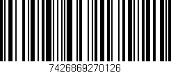 Código de barras (EAN, GTIN, SKU, ISBN): '7426869270126'