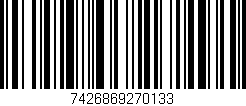 Código de barras (EAN, GTIN, SKU, ISBN): '7426869270133'