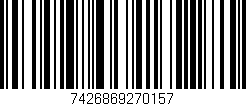 Código de barras (EAN, GTIN, SKU, ISBN): '7426869270157'