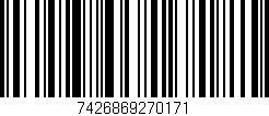 Código de barras (EAN, GTIN, SKU, ISBN): '7426869270171'