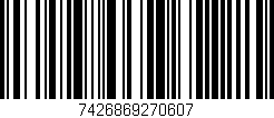 Código de barras (EAN, GTIN, SKU, ISBN): '7426869270607'