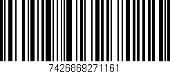 Código de barras (EAN, GTIN, SKU, ISBN): '7426869271161'