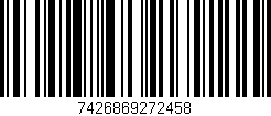 Código de barras (EAN, GTIN, SKU, ISBN): '7426869272458'