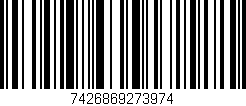 Código de barras (EAN, GTIN, SKU, ISBN): '7426869273974'