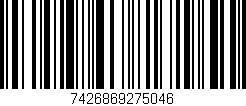 Código de barras (EAN, GTIN, SKU, ISBN): '7426869275046'